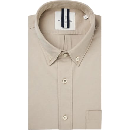 Profuomo  Lange Mouw Overhemden Beige Ppwh10044