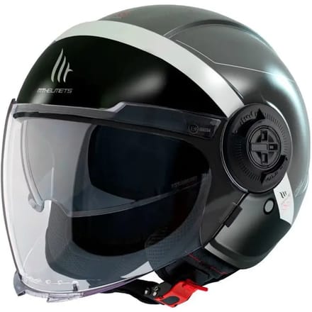 Jethelm met dubbel scherm MT Helmets Viale SV S 68 UNIT D2