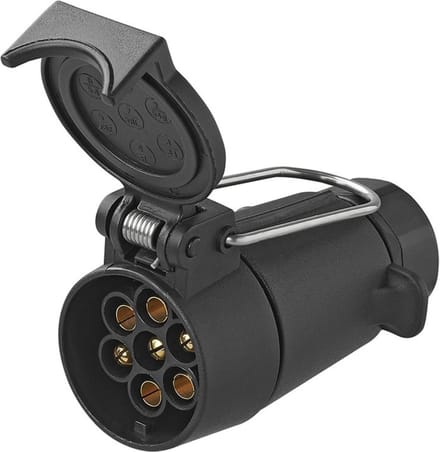 Proplus - ProPlus stekkerdoos 7-polig PVC zwevend met haak