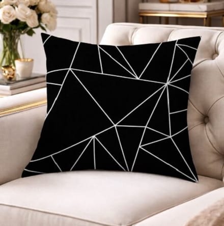 Black & White Living Collection Kussenhoes - 45 x 45 cm