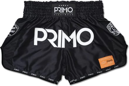 Primo Muay Thai Shorts - Free Flow Series - Gotham's Finest - Zwart M