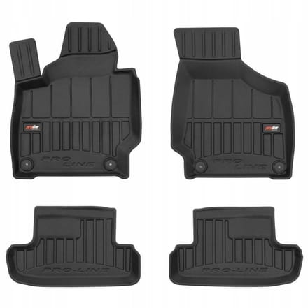 Frogum No.77 - Automatmatten passend voor Audi TT 2 (8J) 2006-2014 - 3D Korfmodel - TPE Rubber - Zwart