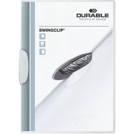 Klemmap Durable Swingclip 30 vellen wit