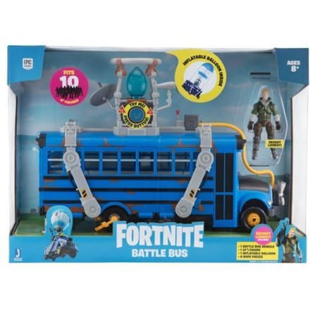 Fortnite Battle Bus met 10cm figuur Jonesy Actiefiguren en superhelden