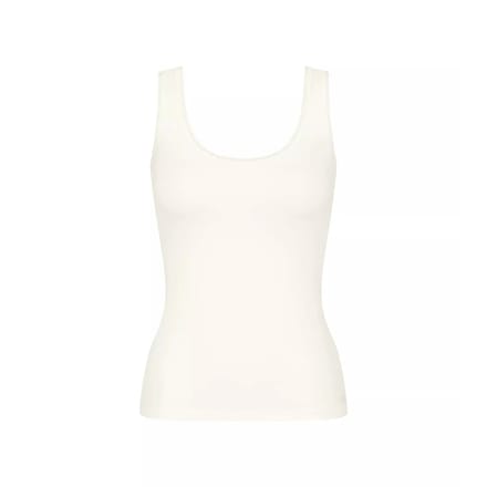 sloggi GO Tank Top 2 pak Dames Onderhemd - Zijde Wit - Maat S