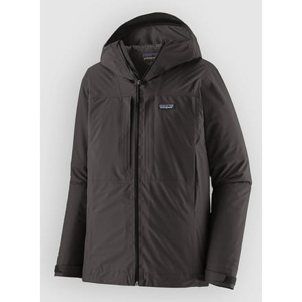 Patagonia Insulated Boulder Fork Rain Jas zwart