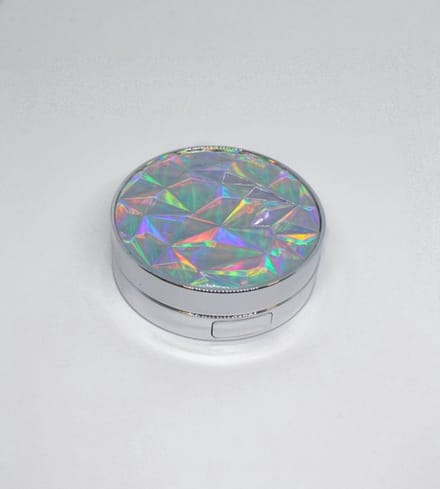 Holly lenzendoosje | Lenzenhouder inclusief alle applicators | Zilver
