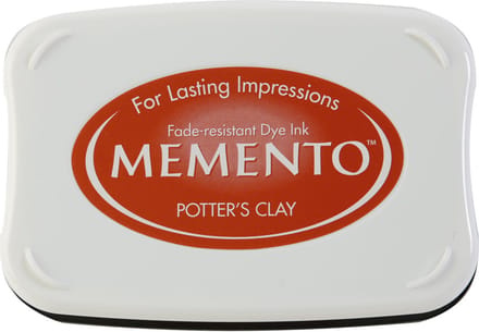 Tsukineko Memento ink pad potters clay - Sneldrogende inkt - ME-801