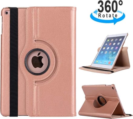 Draaibaar Hoesje 360 Rotating Multi stand Case - Geschikt voor: Apple iPad Mini 1 / Mini 2 / Mini 3 - Rose goud