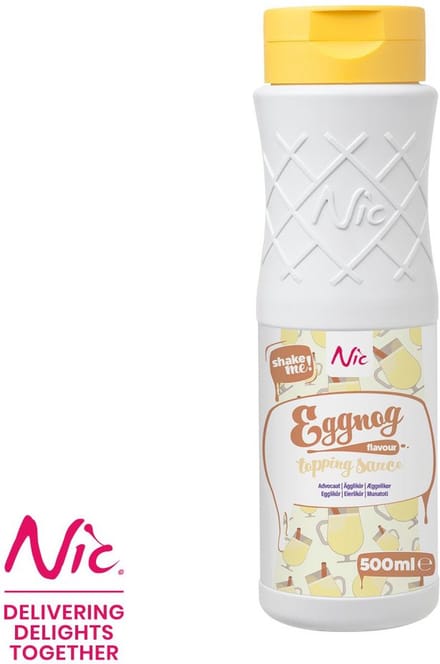 Frusco Eggnog advocaat topping - voor ijs en desserts - 500ml