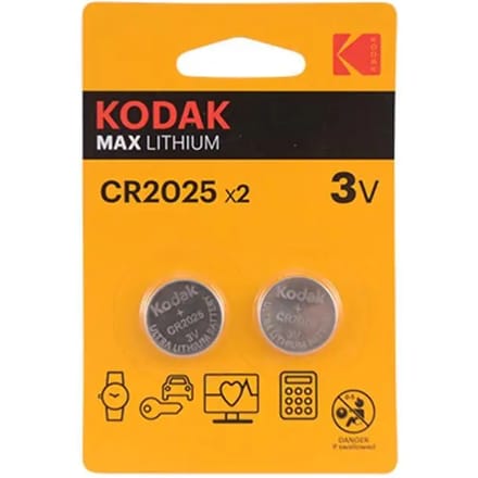 Batterijen Kodak Lithium Cr2025 (x2)
