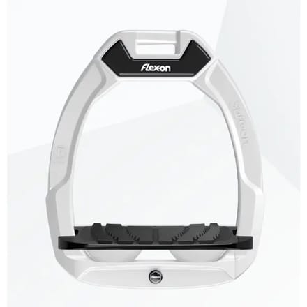 Veiligheids stijgbeugels Rijdend Ingesteld Grip Wit/Zwart/Wit Flex-On Safe-On