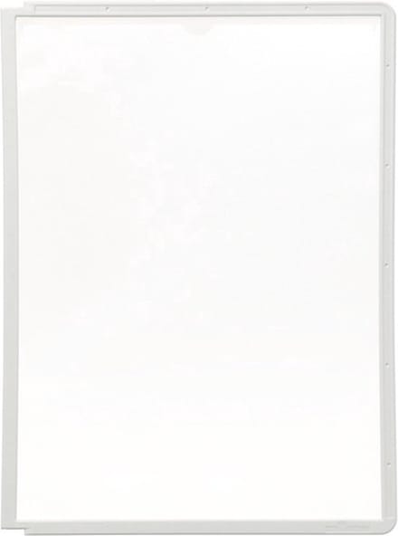Zichtpanelen A4, 5 stuks, lichtgrijs