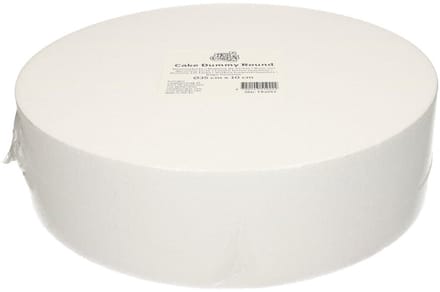 FunCakes Taart Dummy - Piepschuim Blok - Rond - Ø35 cm x 10 cm