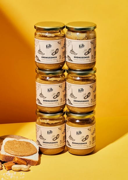 KoRo | Pindakaas salted caramel 6 x 500 g
