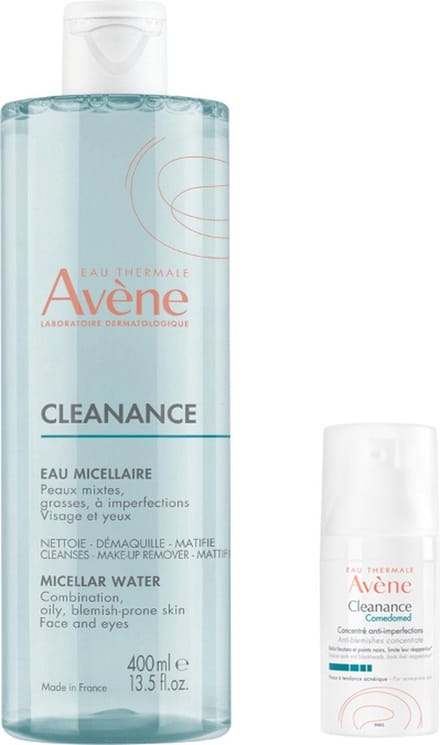 Avène Cleanance Micellair Water + Comedomed Concentraat Bundel