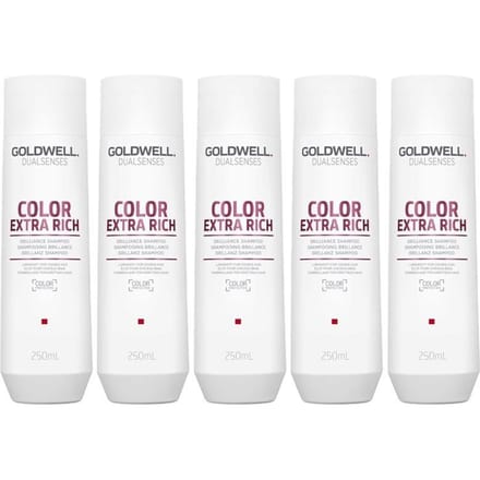 5x Goldwell Dualsenses Color Extra Rich Brilliance Shampoo 250ml