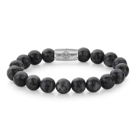 Rebel&Rose armband - Grey Seduction - 10mm