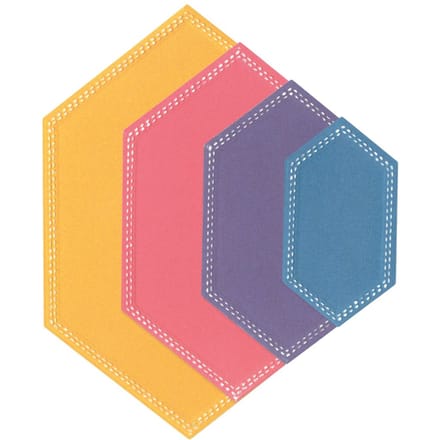 Sizzix Framelits Ponssjabloon "Hexagons by Stacey Park"