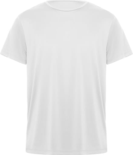 2 pack Wit unisex sportshirt Control Dry korte mouwen Daytona merk Roly maat S