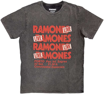 Ramones - Concert Heren T-shirt - M - Grijs