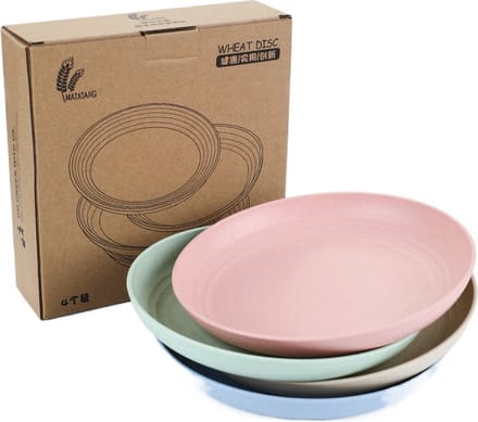 green-goose Bio-based Camping Borden - 4 stuks - biologisch afbreekbaar - vaatwasserbestendig