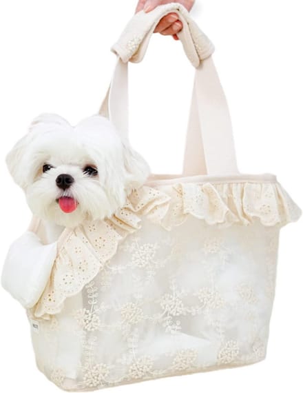 Hondentas - Neteldoek - Small - Beige