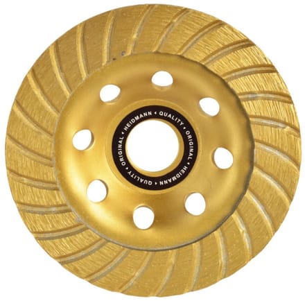 Heidmann Diamantschijf - Turbo Rand - 125 mm - 5 mm Segment - Voor Beton en Metselwerk