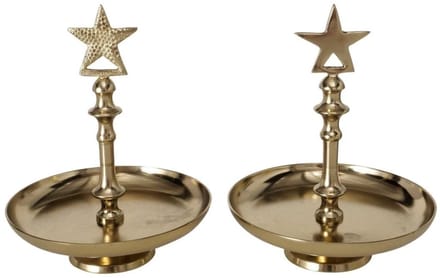 Schaaltje met ster - goud - 1 stuks