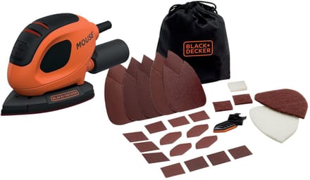 Black & Decker Bew230bc-qs Schuurmachine Met 15 Accessoires 55w Oranje One Size / EU Plug