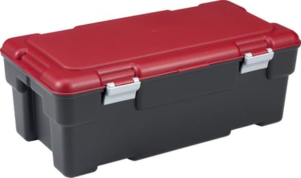 Keter Voyager Box 65l Zwart-rood 80.5x43x30.5c