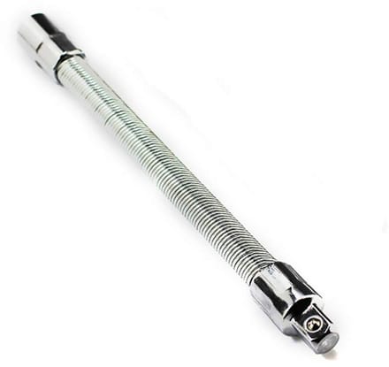 Allecto - Spring Socket - Flexibele Extension Bar - Professioneel gereedschap - 200MM - Voor moeilijk bereikbare plekken - Ideaal voor klussen - Ho...