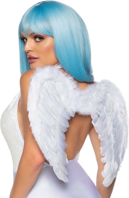 Marabou feather angel wings
