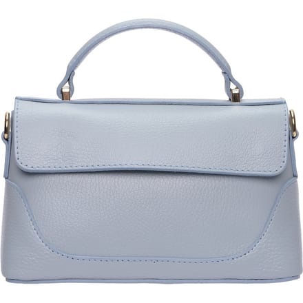 Luisa Vannini Turquoise Rundleer Tas