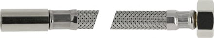Bonfix Flexibele RVS aansluitleiding 50 centimeter �15 x 3/8 - 15 mm insteek x binnendraad