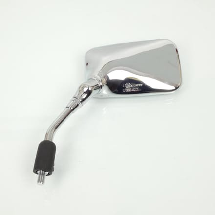 Spiegel links verchroomd Far voor motor scooter M10 spoed 1.25 std / 0535SX Nieuw