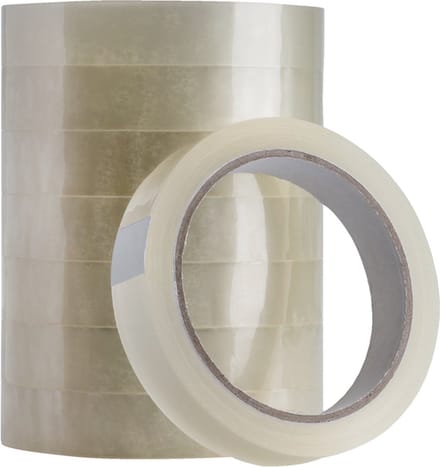 Plakband Quantore 19mmx66m transparant | 96 stuks