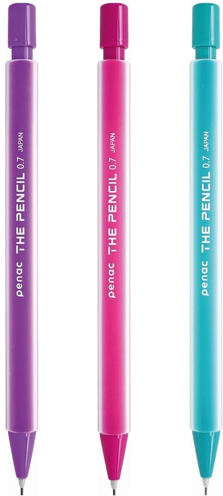 Penac The Pencil - Vulpotlood - Mechanical Pencil - 0.7 mm - 3 pack