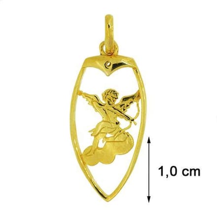 Blinx Jewels Vergulden Hanger Engel Wol Boog