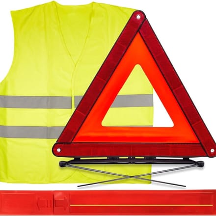 White-Label® Gevarendriehoek – Auto Veiligheidsset – Auto Accessoires