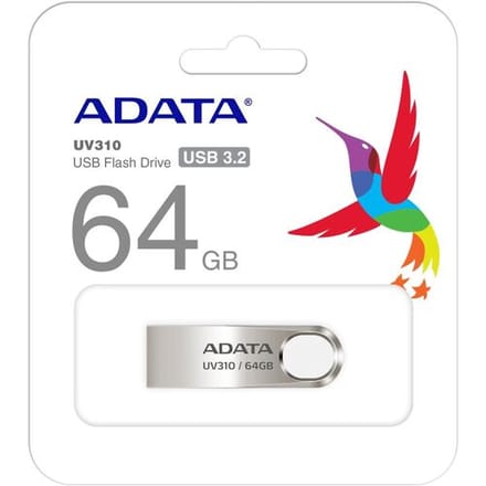 USB-A extern geheugen Adata UV210, 64Gb AUV210-64G-RGD AUV210-64G-RGD