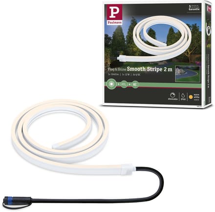 Paulmann Stripe Smooth 94679 Verlichtingssysteem Plug&Shine LED-strip LED 12 W Warmwit Zwart