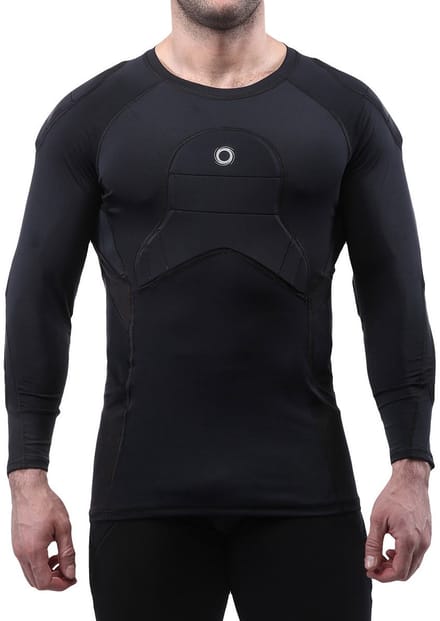 Elite Sport Body Shield Protection Shirt L.M. Kinderen - Zwart | Maat: 16