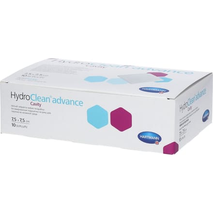 HydroClean Advance Cavity Absorberend verband 7,5 x 7,5 cm 10 stuks