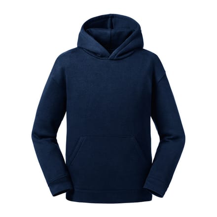 Russell Kinderen/kinderen Authentieke Sweatshirt met kap (Franse marine)