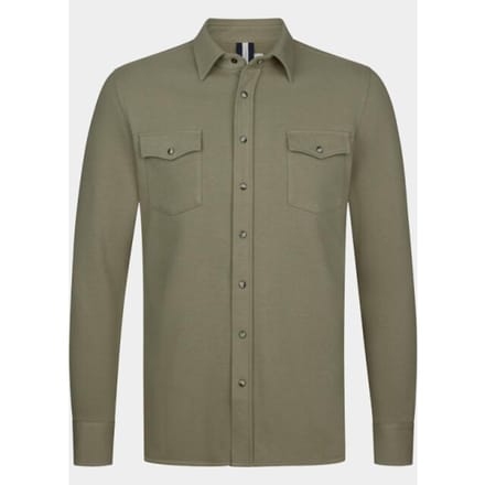 Profuomo Overshirt Western Groen - Maat XL - Heren