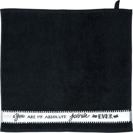 DUTCH ROSE ZWART-WIT KEUKENDOEK FAVORITE