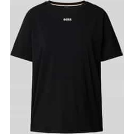T-shirt met labelprint