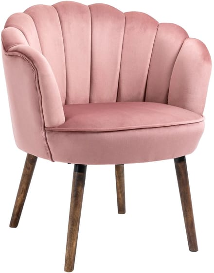 Fauteuil - Relaxstoel - Relaxfauteuil - Stoel - Met armleuning - Voor één Persoon - Roze