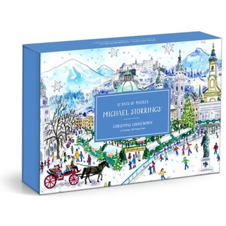 Michael Storrings 12 Days Of Christmas Advent Puzzle Calendar - Galison